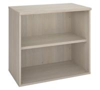 Bibliothèque basse ECLA H 73 x L 80 cm bois finition chêne gris - Bibliothèques - Bruneau