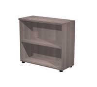 Bibliothèque basse Pronto - L.80 x H.72 cm - Sans porte - Cendre