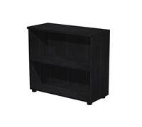 Bibliothèque basse Pronto - L.80 x H.72 cm - Sans porte - Noir