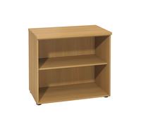 Bibliothèque basse sans porte L.80 x P.48 x H.72 cm - Hêtre