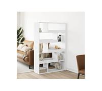 vidaXL Bibliothèque 3309339 – Bois d'ingénierie Blanc 100×33×156,5 cm