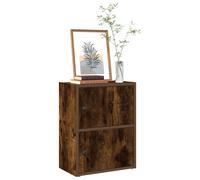 vidaXL Bibliothèque Chêne fumé 40x24x77 cm Bois d'ingénierie Marron