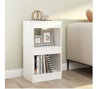 vidaXL Bibliothèque / Séparateur de pièce blanc 40x30x72 cm Bois Design contemporain
