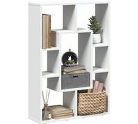 vidaXL Bibliothèque 63x20x90 cm Bois d'ingénierie Blanc