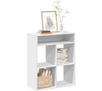 vidaXL Bibliothèque blanc 66x31x80 cm bois d'ingénierie