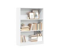 vidaXL Bibliothèque Blanc 80x24x109 cm Bois d'ingénierie – Étagère à livres