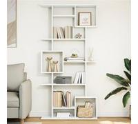 vidaXL Bibliothèque Blanc 92x29x188 cm Bois d'ingénierie, bibliothèque, étagère à Livres, étagère, Armoire de Rangement, étagère de Rangement, vitrine
