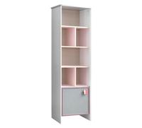 Bibliothèque blanche Étagère Armoire Bois pour chambre d'enfant Chambre d'adolescent Meubles modernes
