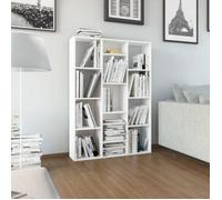 Bibliothèque blanche VIDAXL - 100x24x140 cm - 13 compartiments de rangement - design élégant et classique