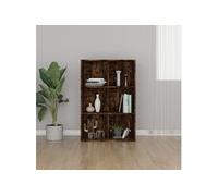 vidaXL Bibliothèque/Buffet Chêne fumé 66x30x98 cm Bois d'ingénierie Marron