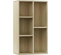 Bibliothèque/Buffet Chêne sonoma 50x25x80 cm Bois d’ingénierie