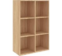 Bibliothèque/Buffet chêne sonoma 66x30x98 cm bois d'ingénierie