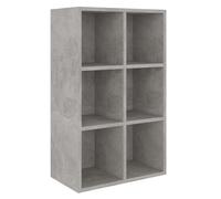 Bibliothèque/Buffet Gris béton 66x30x97,8 cm Aggloméré - VidaXL