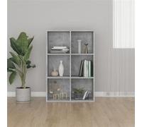 vidaXL Bibliothèque/Buffet 66x30x98 cm Gris Béton