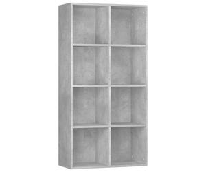 Bibliothèque/Buffet Gris Cement 66 X 30 X 130 Cm Aggloméré