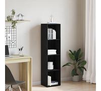 vidaXL Bibliothèque Chêne noir 36x30x143 cm Bois d'ingénierie G