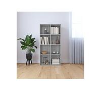 Bibliothèque Buffet Sonoma gris 66x30x130 cm Bois d ingénierie