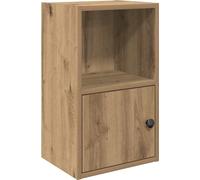 Bibliothèque chêne artisanal 31x24x52 cm bois d'ingénierie