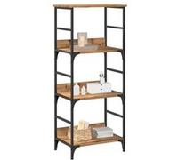 vidaXL Bibliothèque chêne artisanal Bois d'ingénierie 50×33×117,5 cm