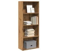 vidaXL Bibliothèque chêne artisanal 60x30x152 cm bois d'ingénierie Marron