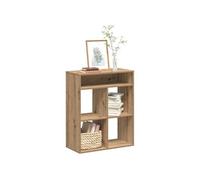 vidaXL Bibliothèque chêne Artisanal 66x31x80 cm Bois d'ingénierie