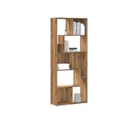 vidaXL Bibliothèque Chêne artisanal 856015 - Bois d'ingénierie 67x24x161 cm Marron