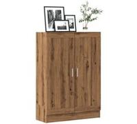 vidaXL Bibliothèque Chêne artisanal 82,5x30,5x115 cm Bois d'ingénierie
