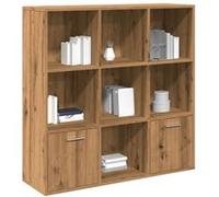 vidaXL Bibliothèque chêne Artisanal 98x29x97,5 cm Bois d'ingénierie, Armoire à Livres, Support de Livres, étagère à Livres, armoires à Livres