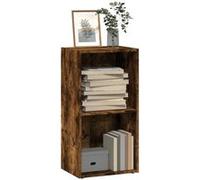 Bibliothèque chêne fumé 40x30x77 cm bois d ingénierie Marron G