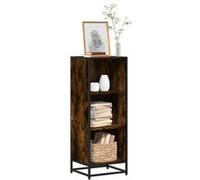 vidaXL Bibliothèque chêne fumé 40x35x107,5 cm bois d'ingénierie Multicolore