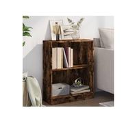 vidaXL Bibliothèque Chêne fumé 60 x 24 x 74,5 cm Bois d'ingénierie 815084