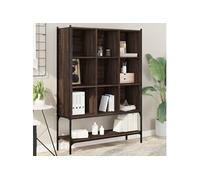 vidaXL Bibliothèque chêne marron 102x30x141,5 cm bois d'ingénierie