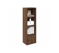 Bibliothèque chêne marron 31x24x102 cm bois d ingénierie