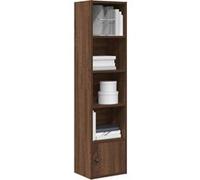 vidaXL Bibliothèque chêne Marron 31x24x127 cm Bois d'ingénierie, étagère à Livres, Support de Rangement, Support à Livres, Armoire de Rangement
