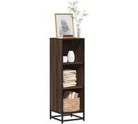 Bibliothèque chêne marron 33,5x33x107,5 cm bois d ingénierie Marron G