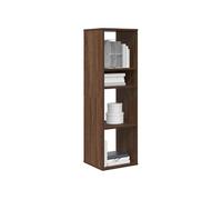 Bibliothèque chêne marron 34x31x112 cm bois d ingénierie