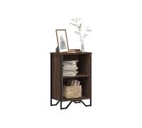 vidaXL Bibliothèque chêne marron 50x31x74,5 cm bois d'ingénierie848603 Marron G