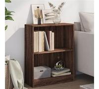 Bibliothèque Chêne marron 60x24x76 cm Bois d ingénierie chêne marron G