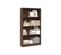 Bibliothèque chêne marron 80x24x143 cm bois d'ingénierie857850