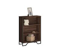 Bibliothèque chêne marron 80x31x106 cm bois d ingénierie