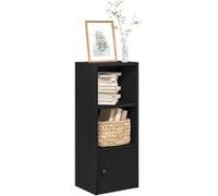 vidaXL Bibliothèque chêne Noir 31x24x77 cm Bois d'ingénierie, étagère à Livres, Support de Rangement, Support à Livres, Armoire de Rangement