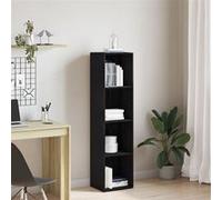 Bibliothèque Chêne noir 36x30x143 cm Bois d ingénierie G