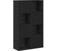 Bibliothèque chêne noir 60x24x101,5 cm bois d'ingénierie
