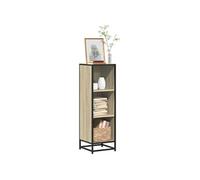 vidaXL Bibliothèque chêne sonoma 33,5x33x107,5 cm bois d'ingénierie Multicolore