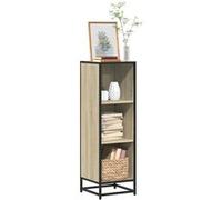 Bibliothèque chêne sonoma 33,5x33x107,5 cm bois d ingénierie Marron G