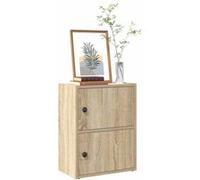 vidaXL Bibliothèque chêne Sonoma – Bois d'ingénierie 40x24x52 cm