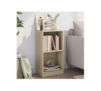 vidaXL Bibliothèque Chêne Sonoma 40x24x75 cm Bois d'ingénierie