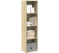 vidaXL Bibliothèque chêne Sonoma 40x30x152 cm Bois d'ingénierie, étagère, étagère à Livres, Support de Livre, Armoire de Rangement