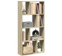 vidaXL Bibliothèque chêne Sonoma 60x20x120,5 cm Bois d'ingénierie, étagère, étagère de Rangement, Support à Livres, étagère à Livres