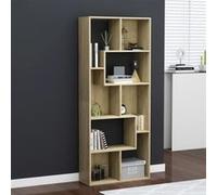 vidaXL Bibliothèque Chêne sonoma 67x24x161 cm Bois d'ingénierie 801880